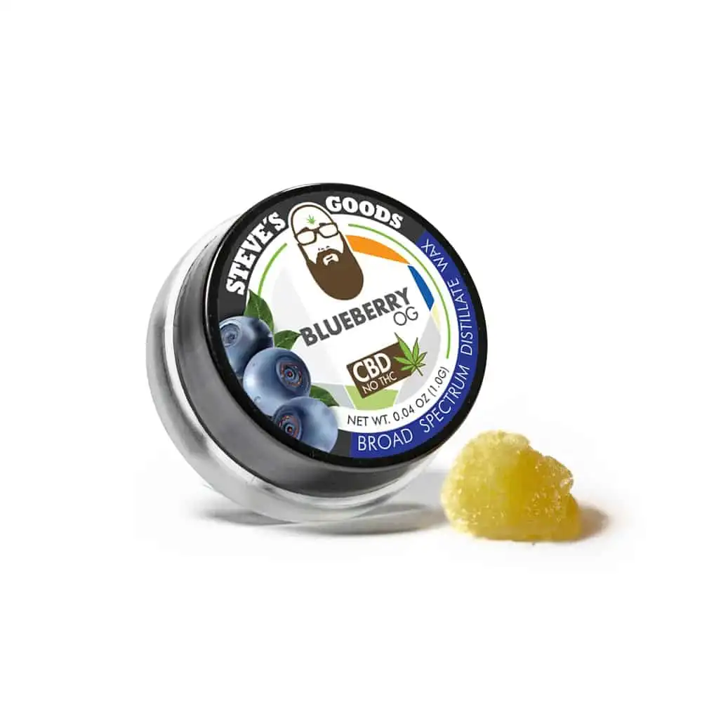 Blueberry OG CBD Wax | Steve's Goods