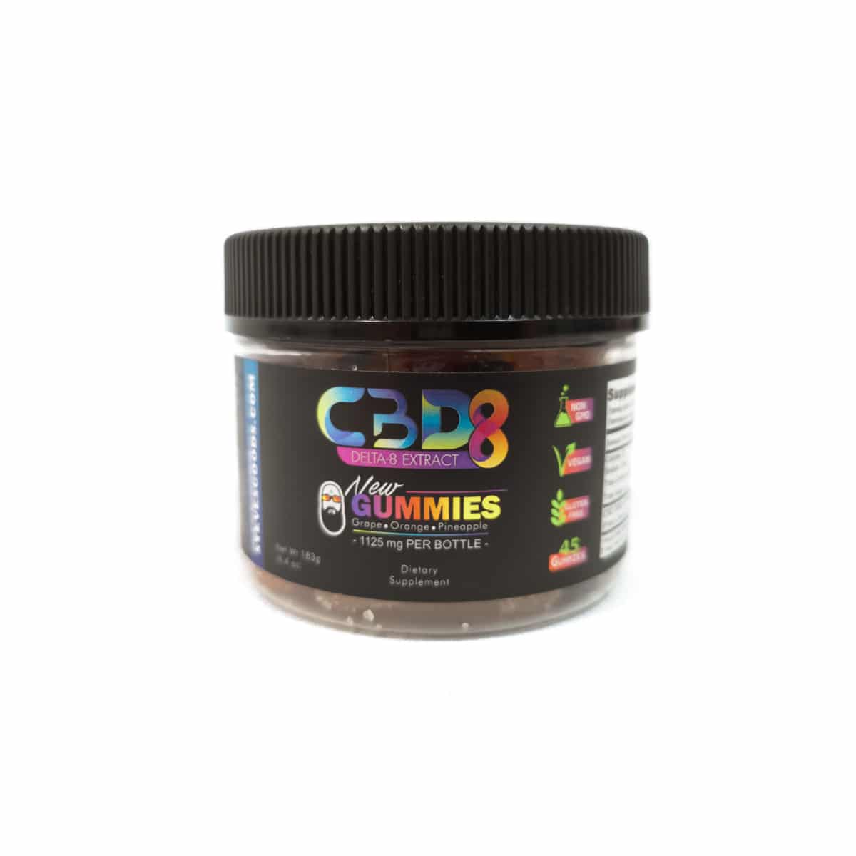 Delta 8 Gummies 25mg each