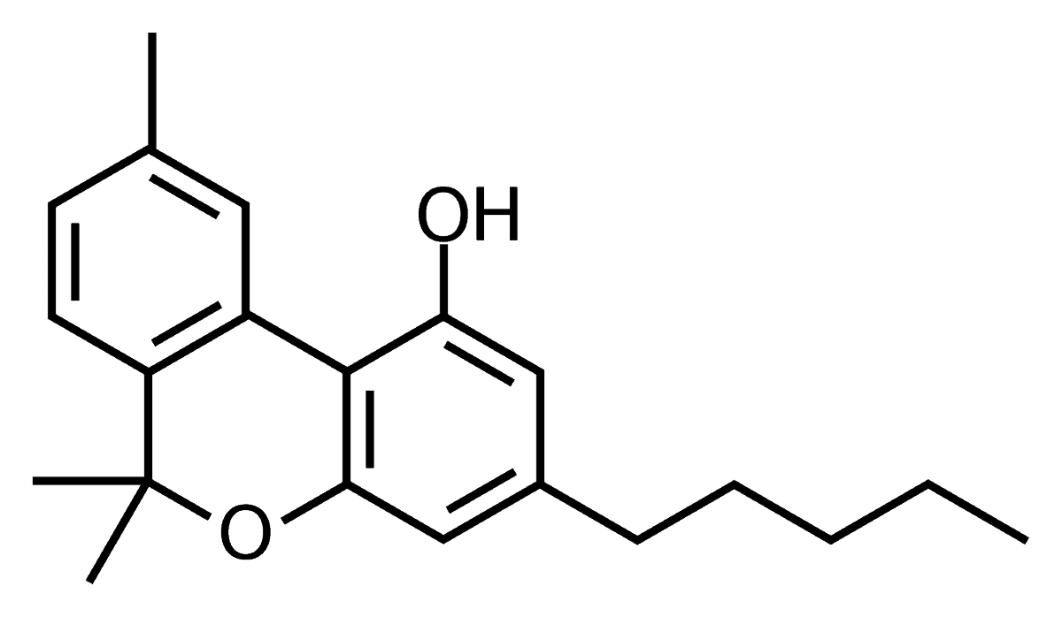 cannabinol-cbn-molecule