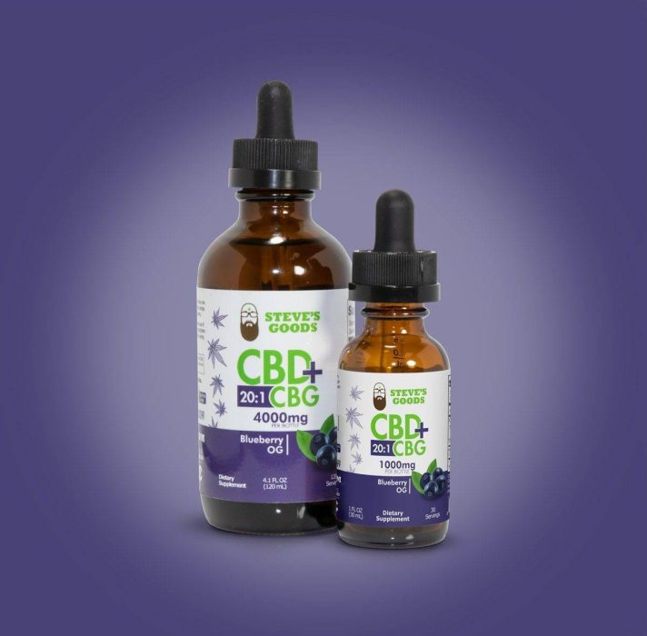 Blueberry OG CBG Oil 20:1 CBD+CBG Fine Hemp Tincture